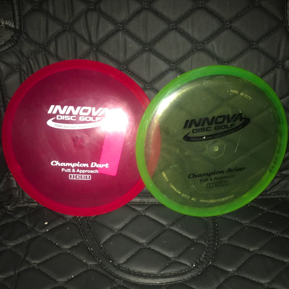 Innova Champion Dart and Aviar Disc Golf Putters